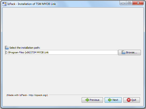 The TSM MYOB Post Installer