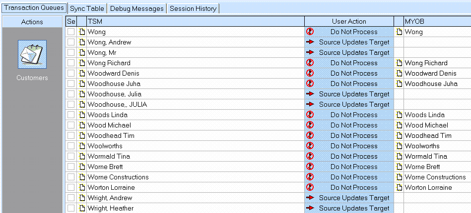 Loaded Customer List